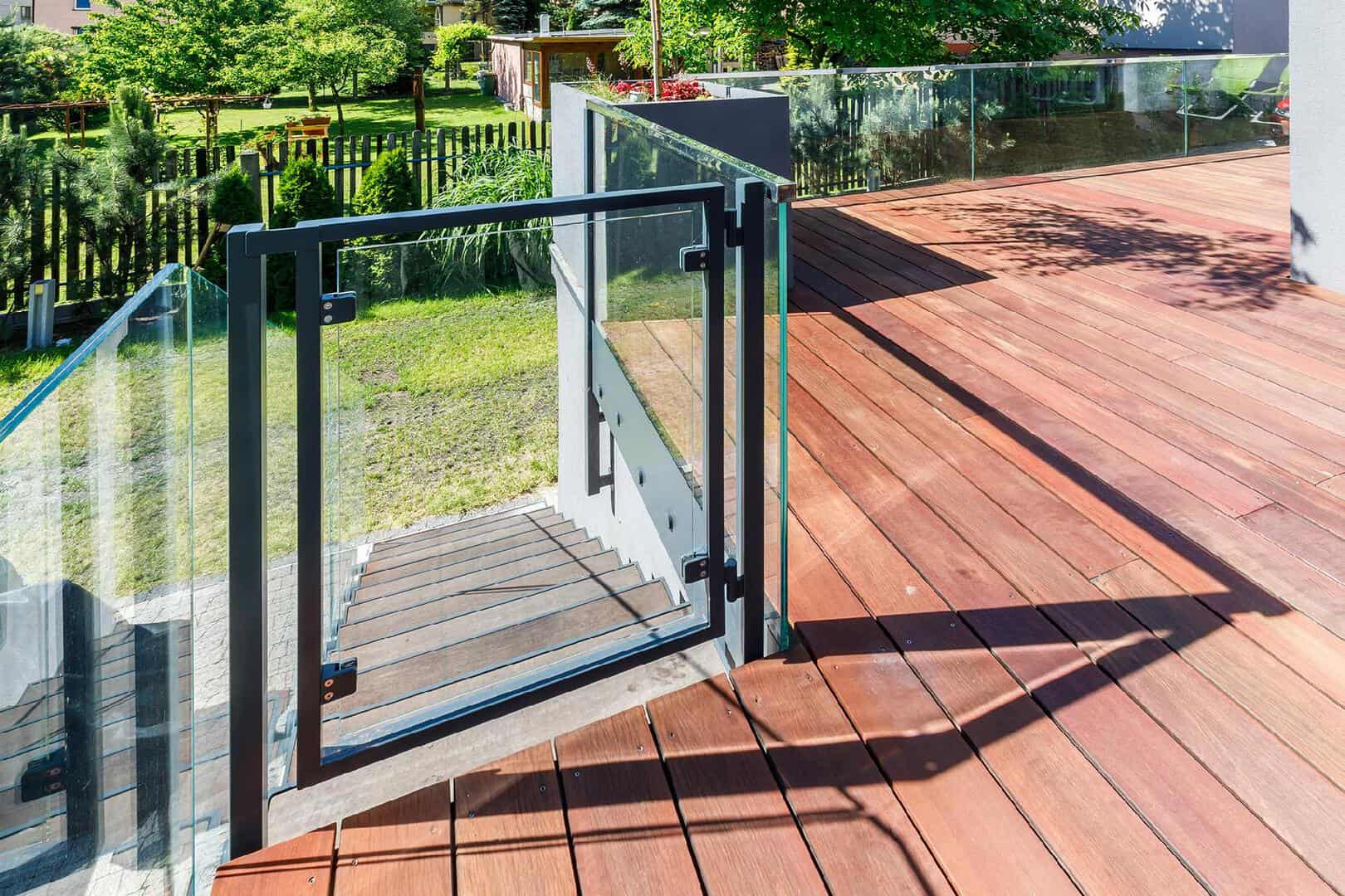 barierki na schody zewnętrzne