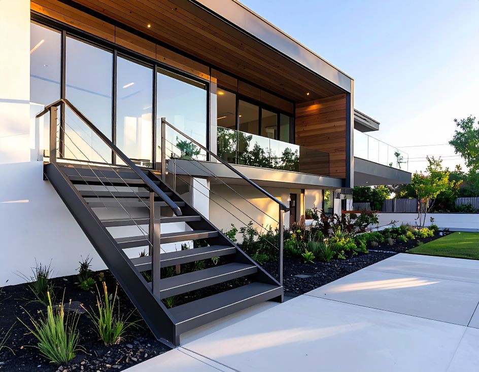 cena montażu schodów stalowych zewnętrznych